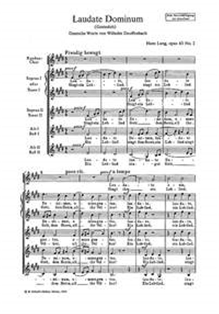 Laudate Dominum op. 43/2