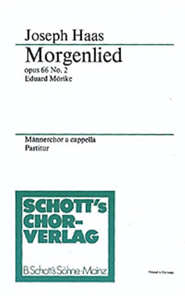 Morgenlied op. 66/2