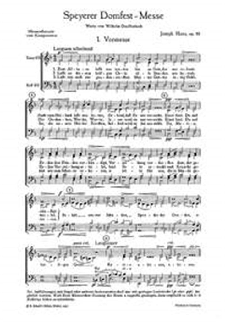 Speyerer Domfestmesse op. 80