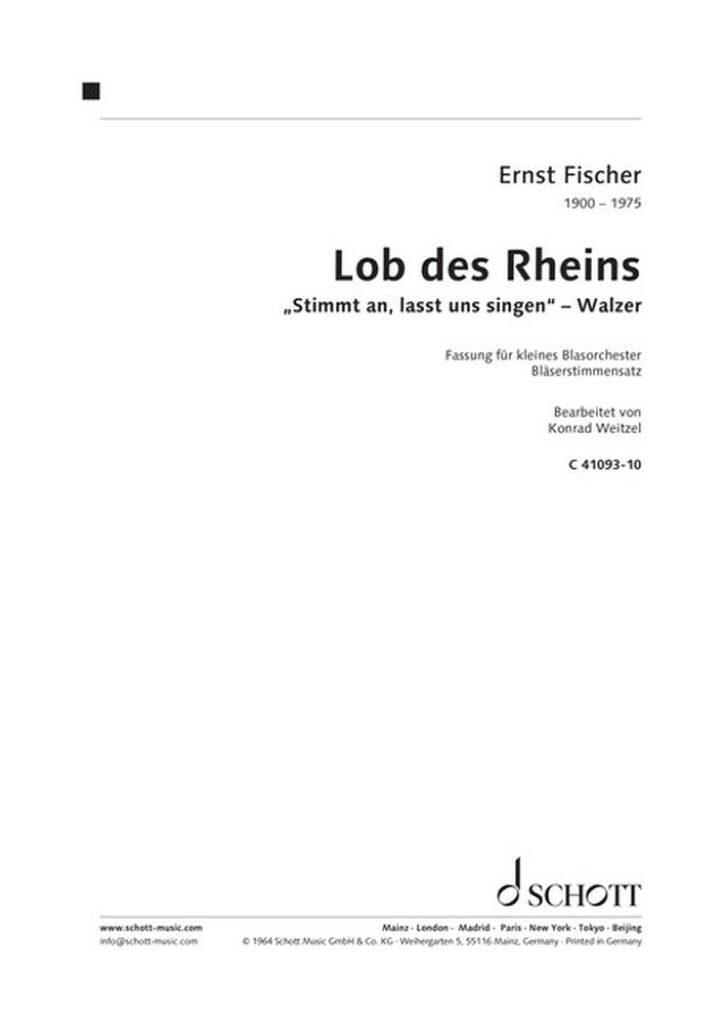 Lob des Rheins