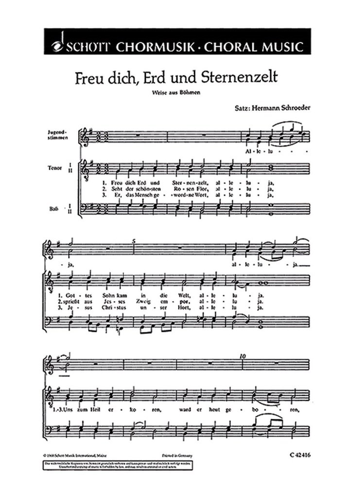 Funf Weihnachtslieder