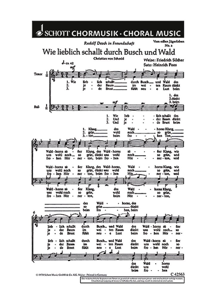 Vom edlen Jagerleben