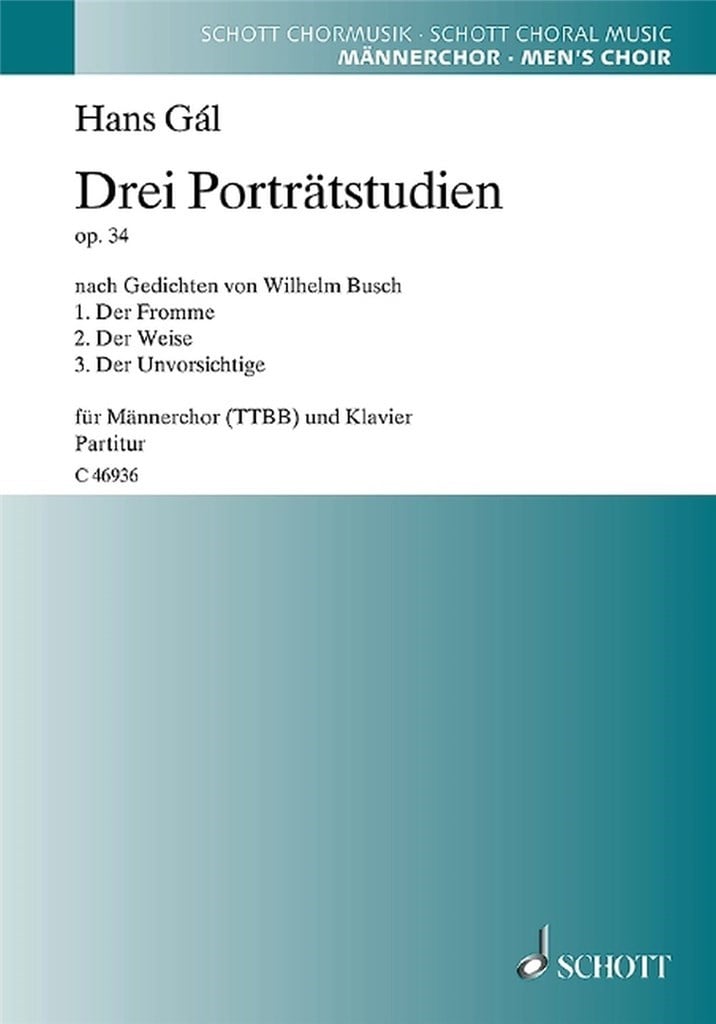Drei Portratstudien op. 34