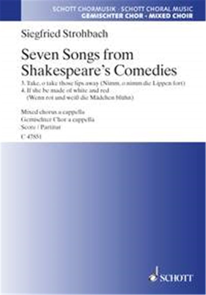 Seven Songs from Shakespeare's Comedies