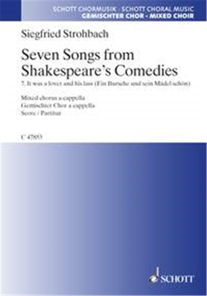 Seven Songs from Shakespeare's Comedies