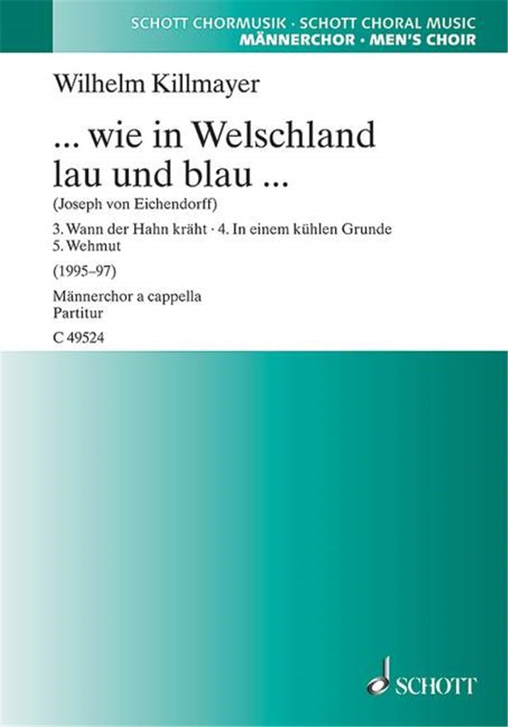 ... wie in Welschland lau und blau ...