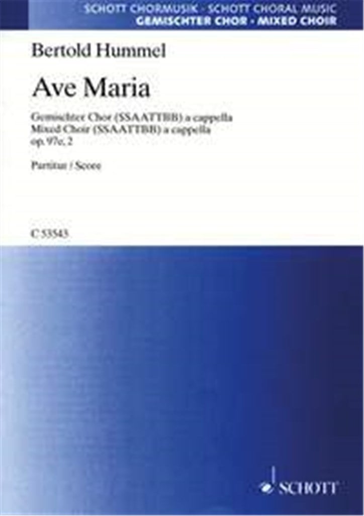 Ave Maria op. 97e, 2