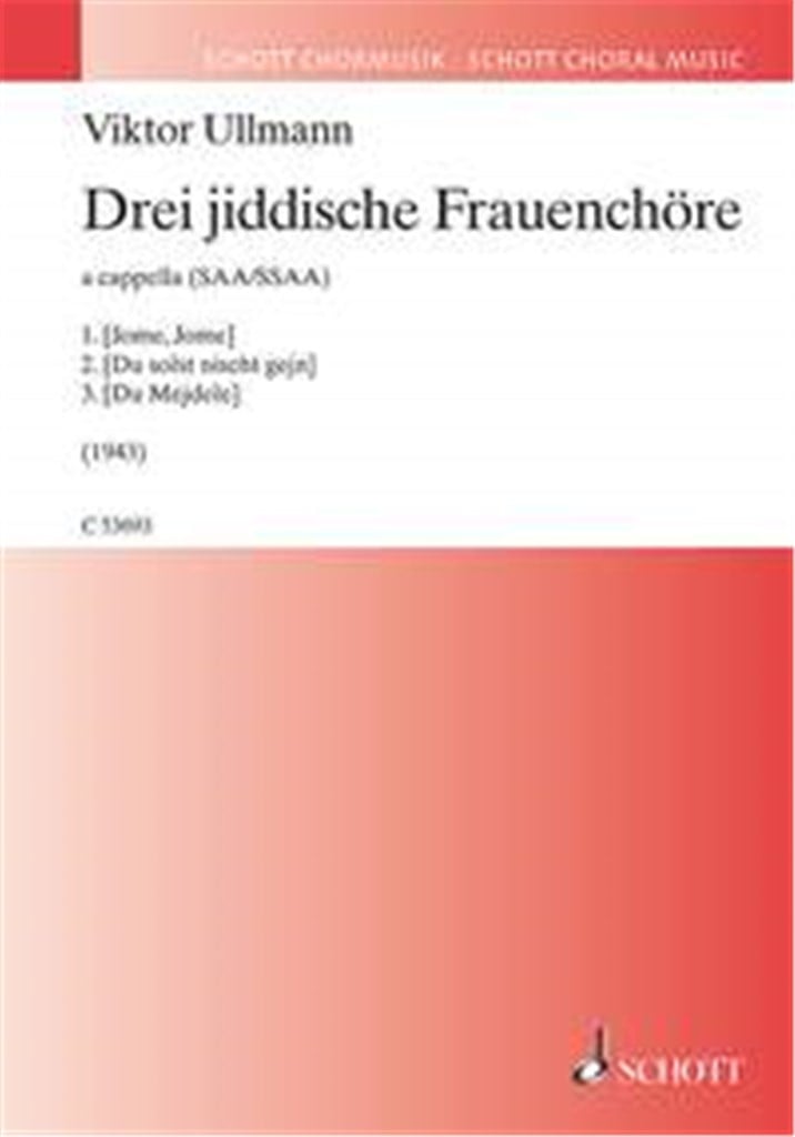 Three Yiddish pieces for female choir