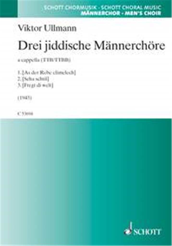 Three Yiddish pieces for male choir
