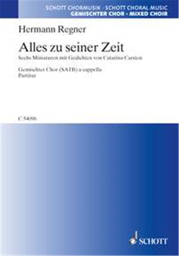 Alles zu seiner Zeit