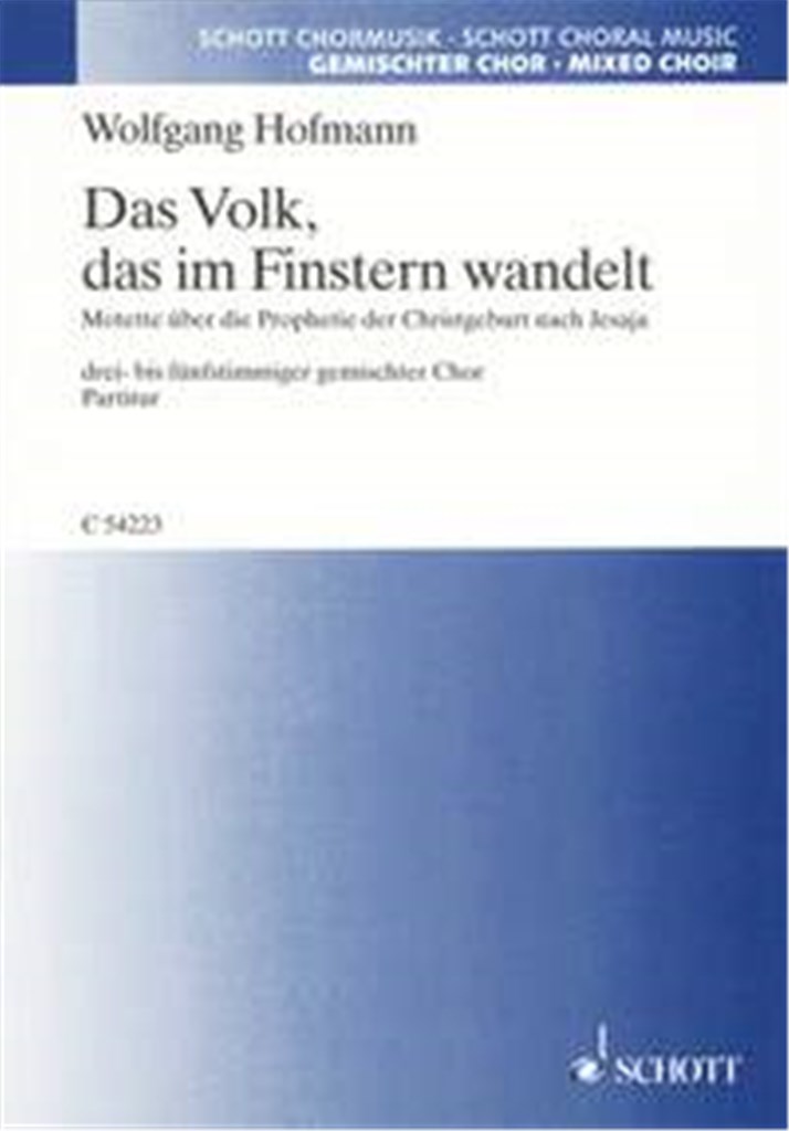 Das Volk, das im Finstern wandelt