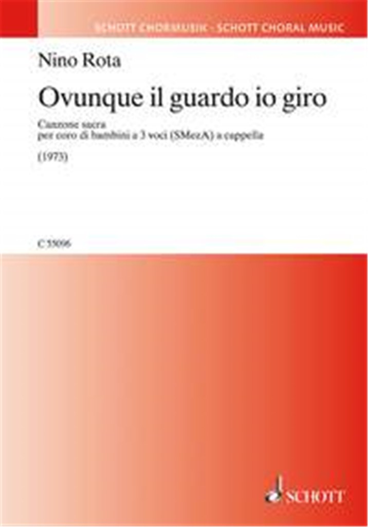 Ovunque il guardo io giro