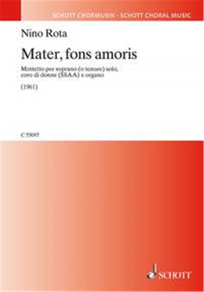 Mater, fons amoris