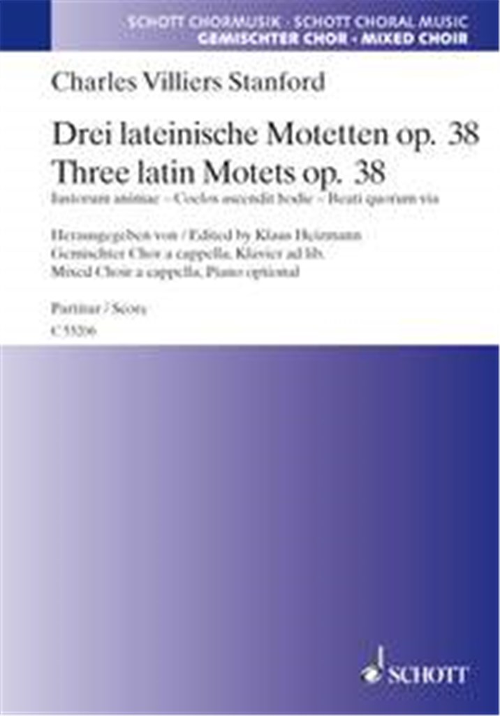 Three Latin Motets op. 38