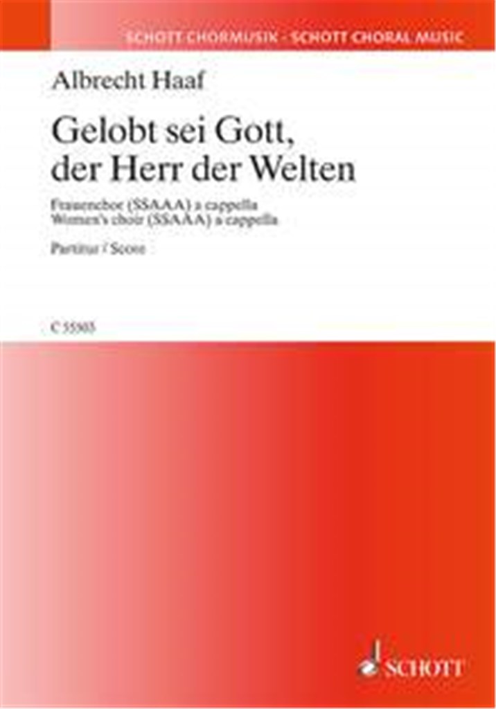 Gelobt sei Gott, der Herr der Welten