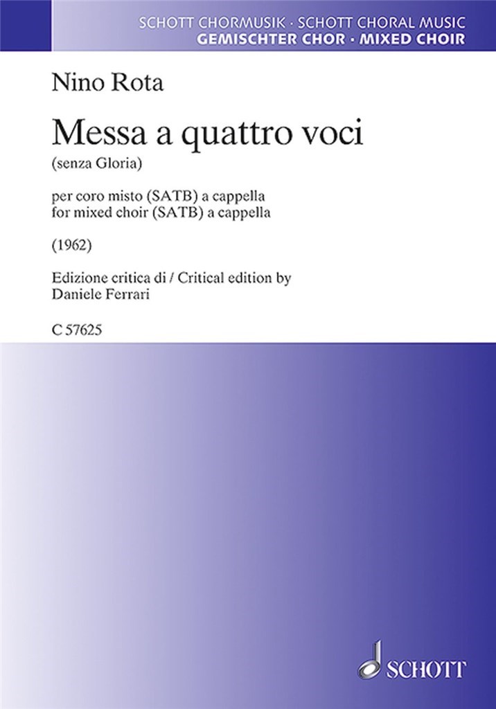 Messa A Quattro Voci (Senza Gloria)