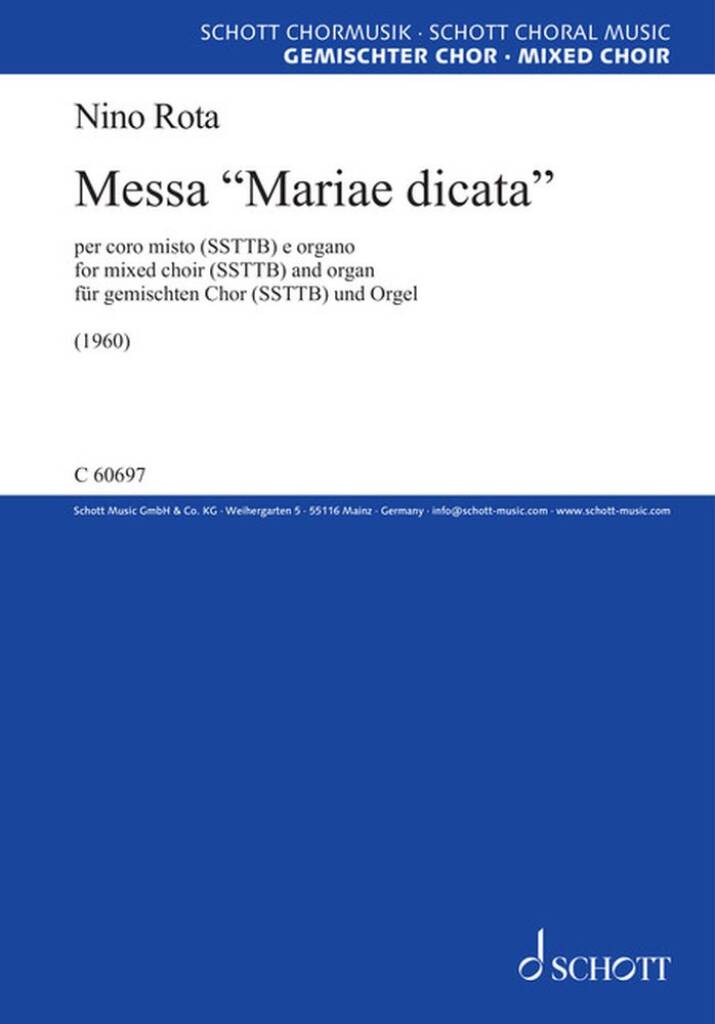Messa ?Mariae dicata?