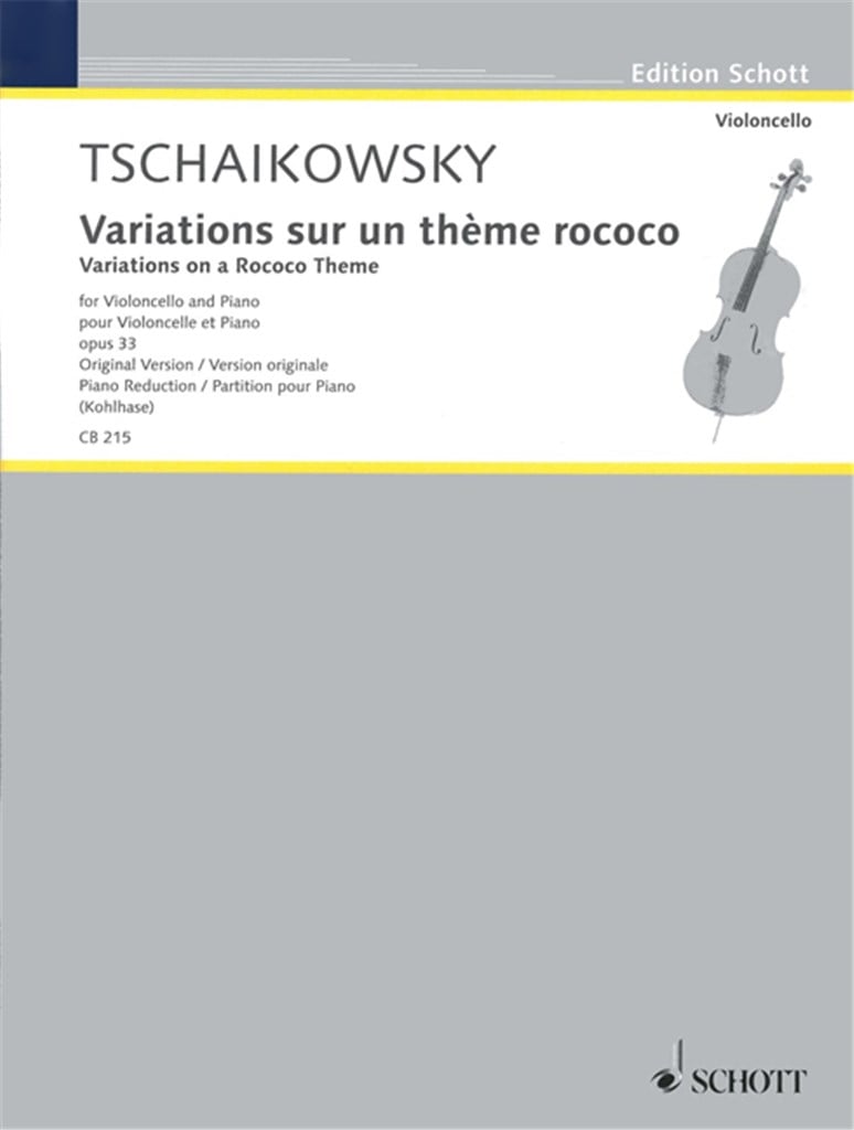 Variations on a Rococo Theme op. 33
