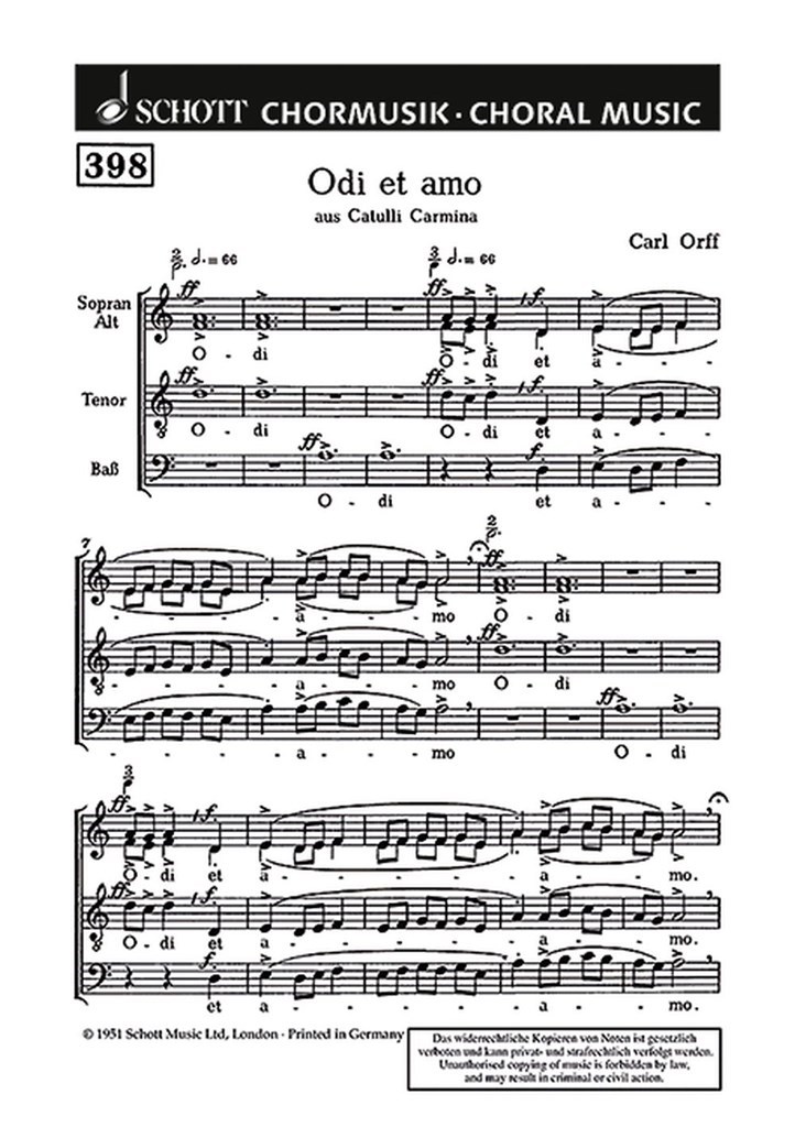 Odi et amo