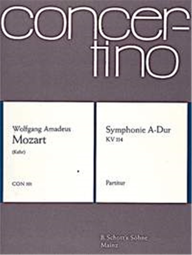 Symphony A major KV 114