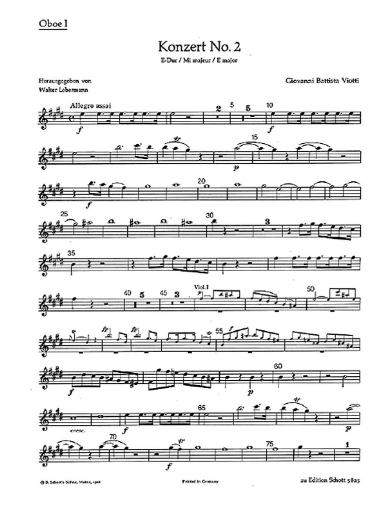 Concerto No. 2 E Major