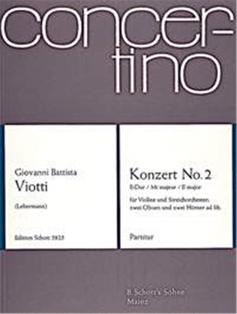 Concerto No. 2 E Major
