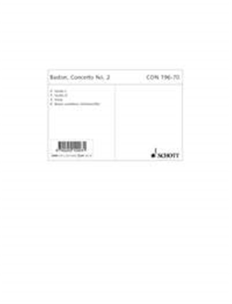 Concerto No. 2 C Major