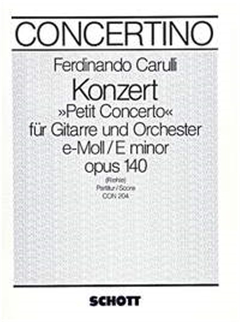 Concerto E Minor op. 140