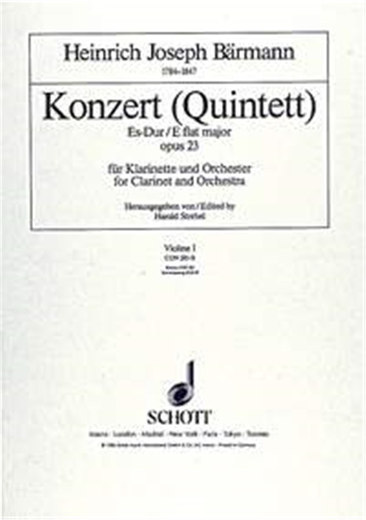 Concert (Quintet) Eb major op. 23