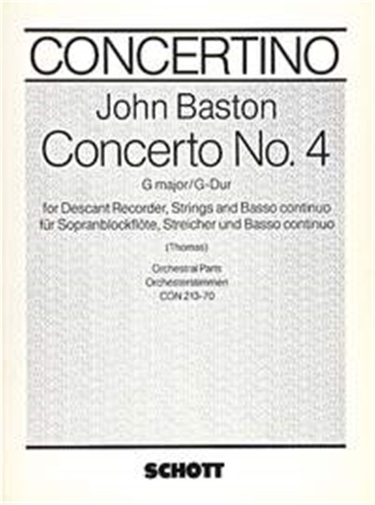 Concerto No. 4 G Major