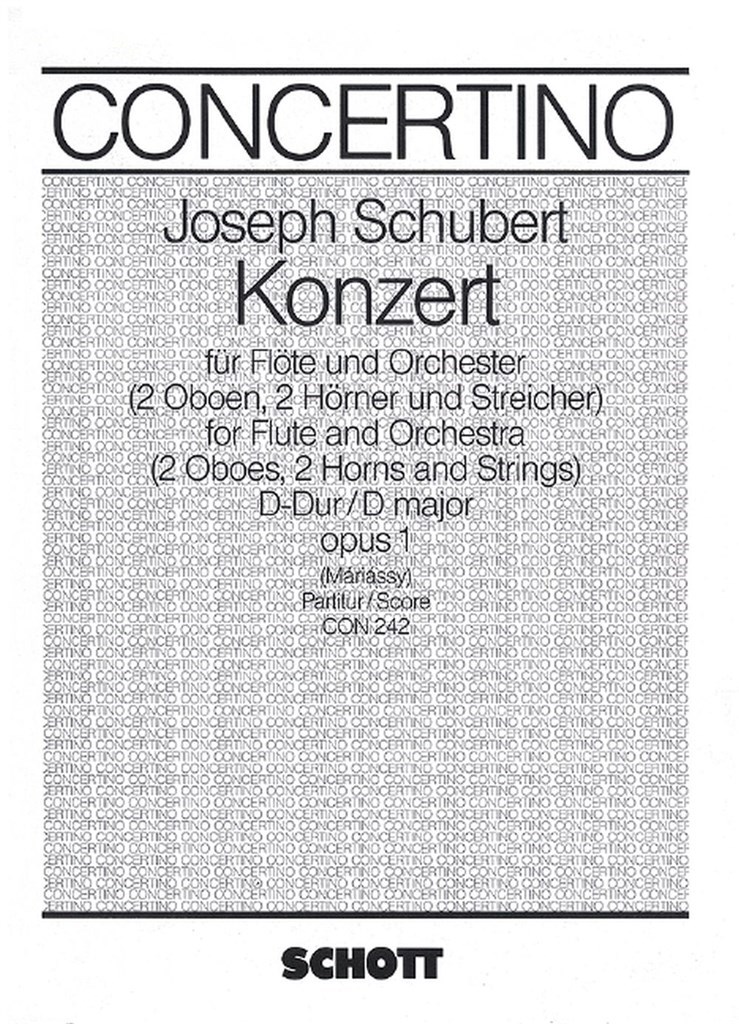 Concerto D major op. 1