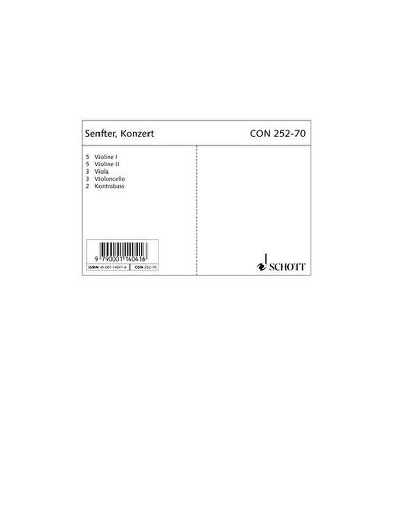 Concerto in C Minor op. 40