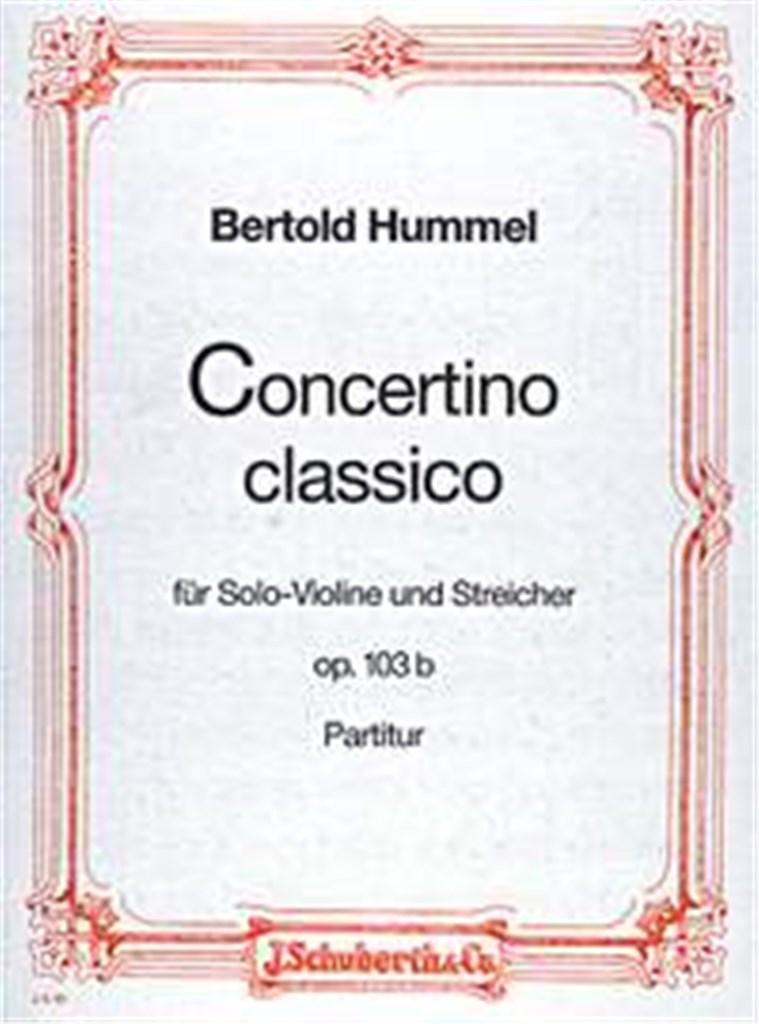 Concertino Classico D Opus 103B