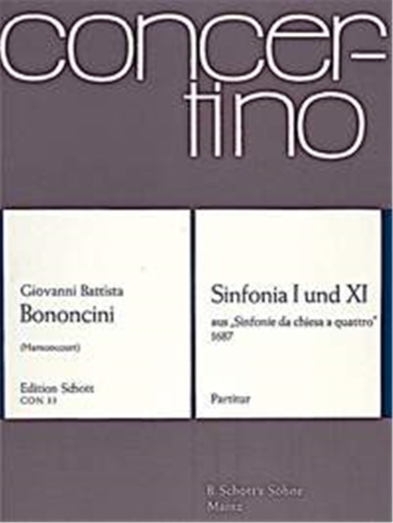 Sinfonia I and XI op. 5