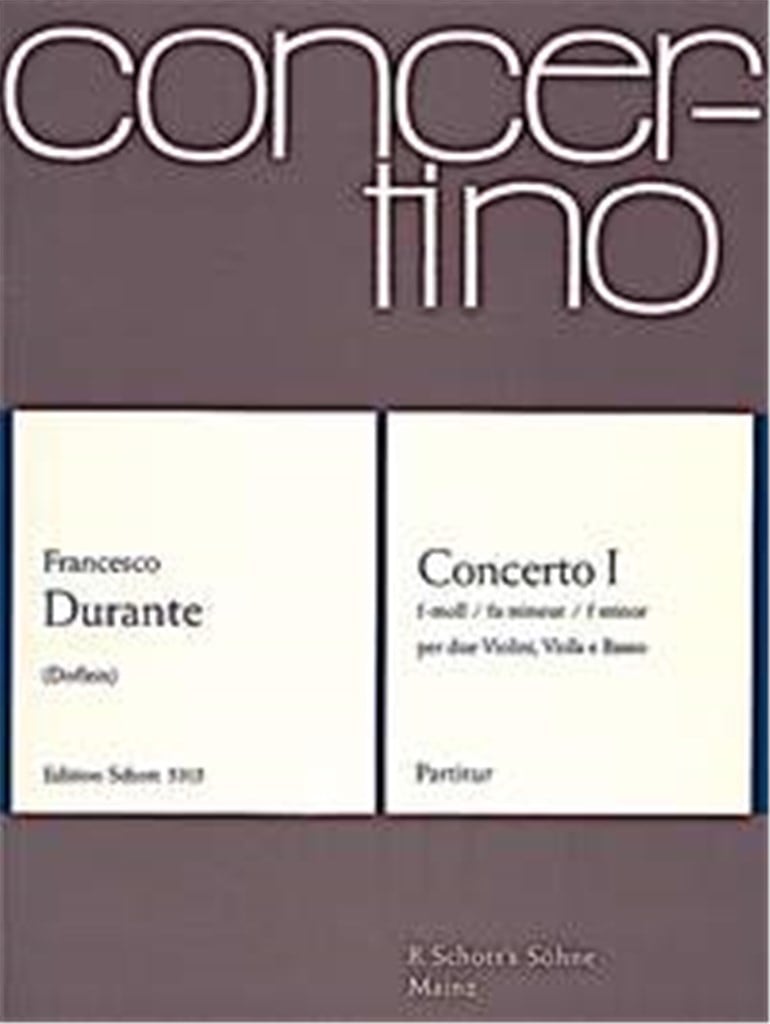 Concerto I F Minor