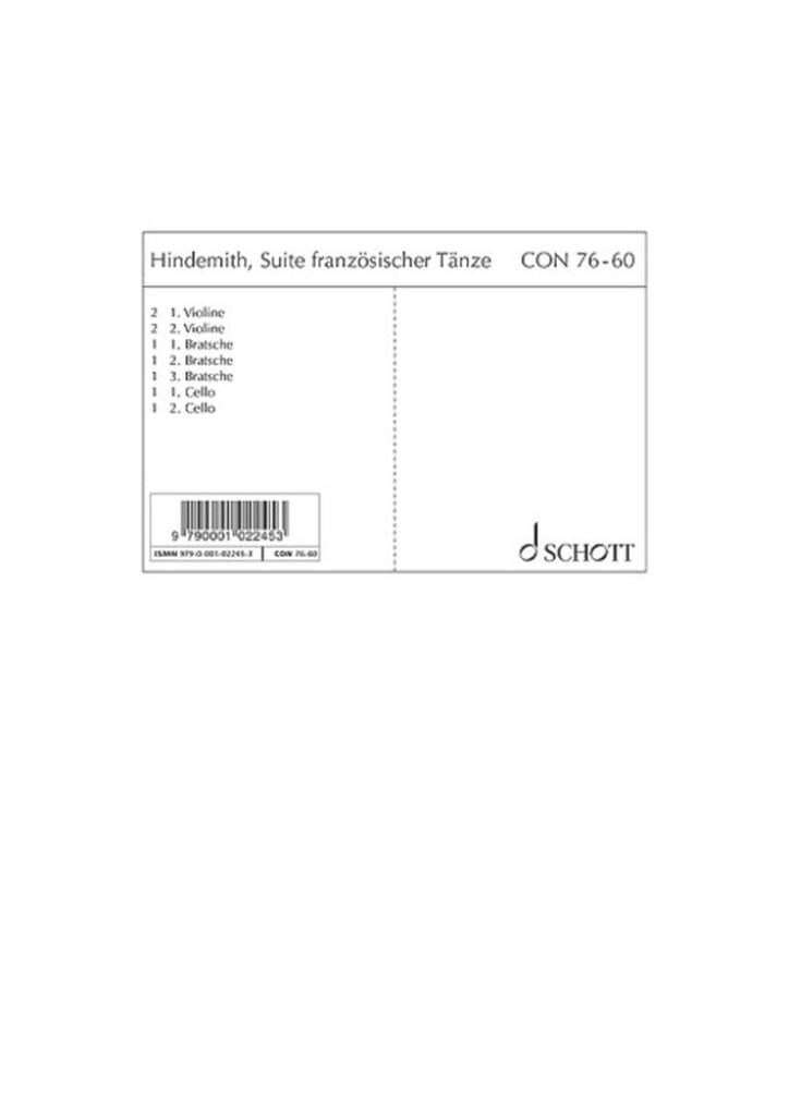 Suite franzosischer Tanze