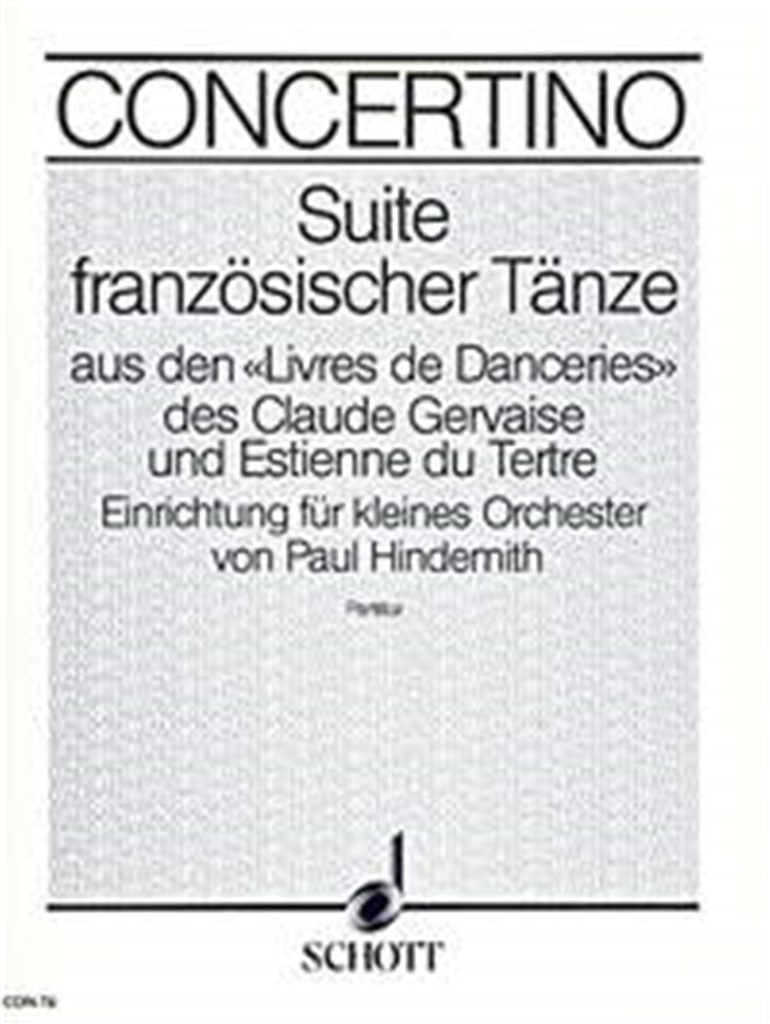 Suite Franzosische Tanze