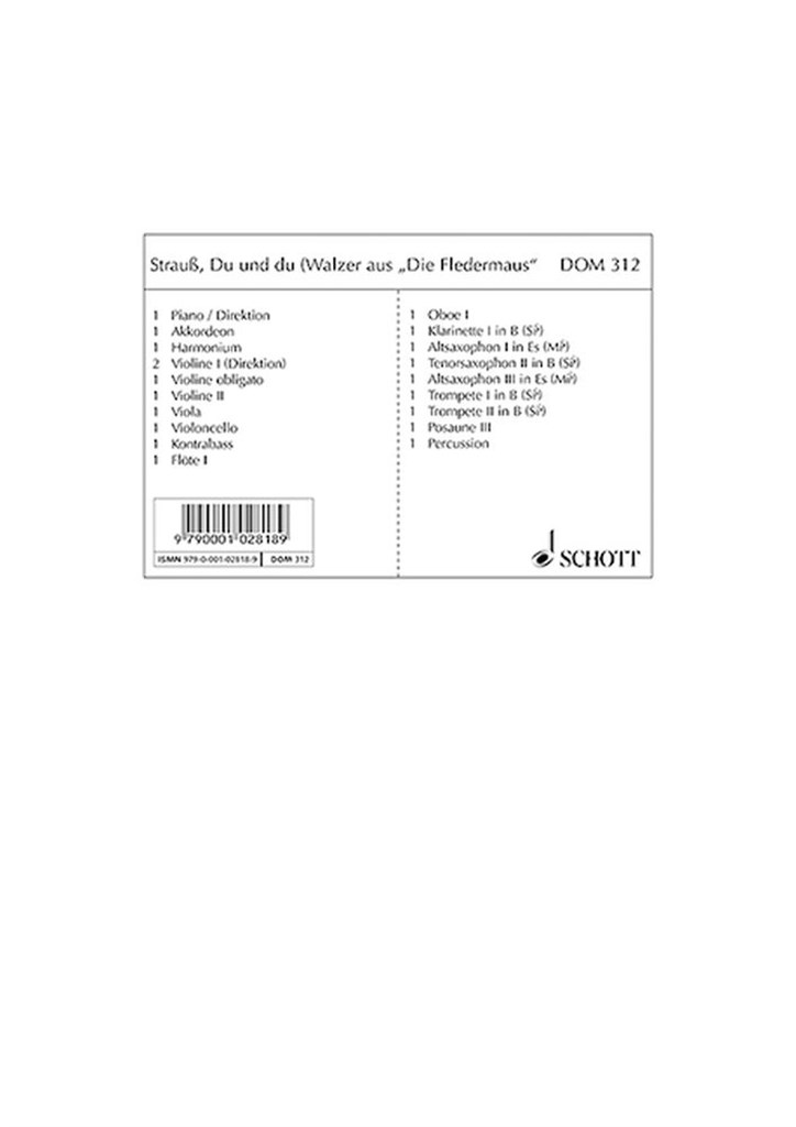 Du und Du op. 367