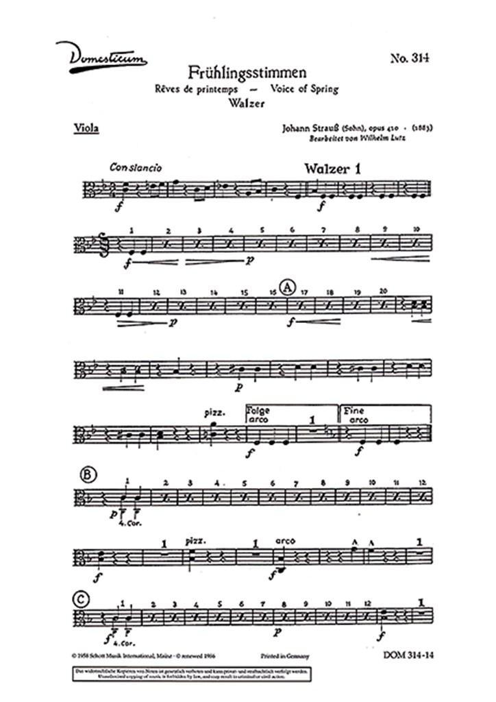Fruhlingsstimmen op. 410
