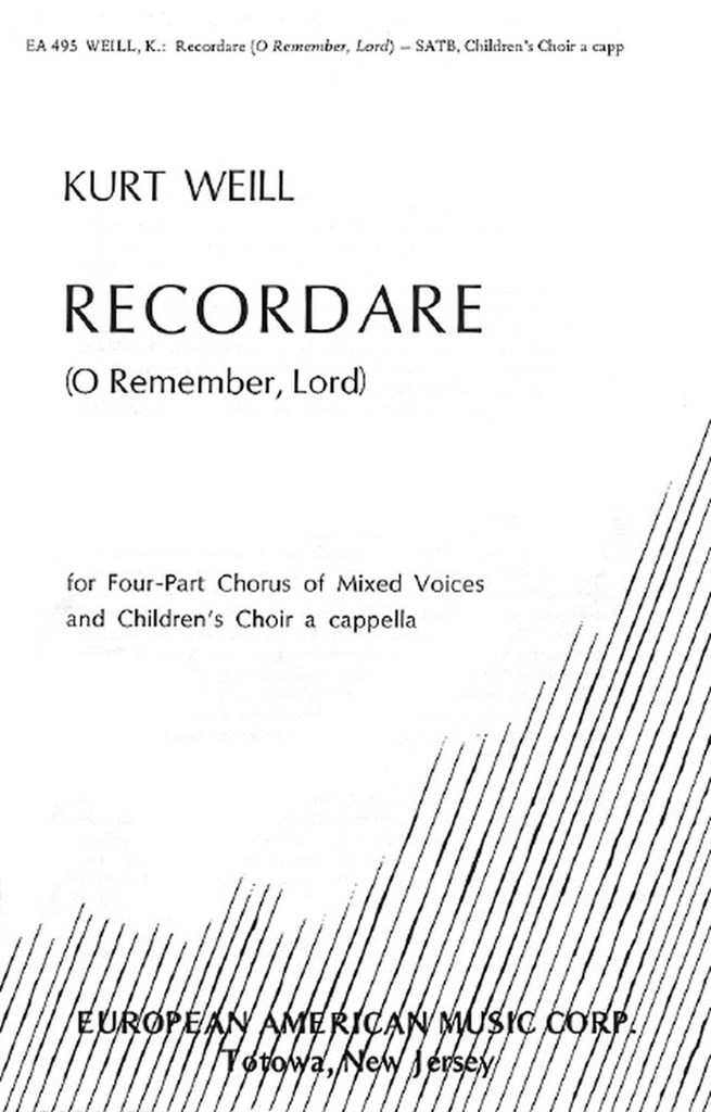Recordare op. 11