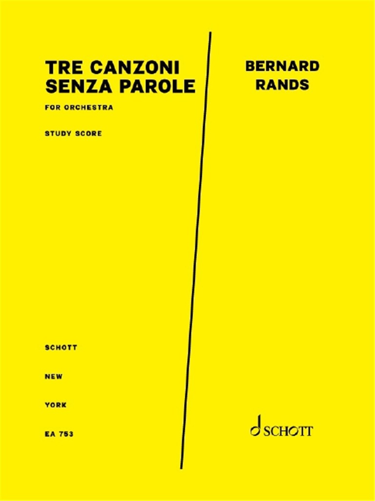 Tre canzoni senza parole
