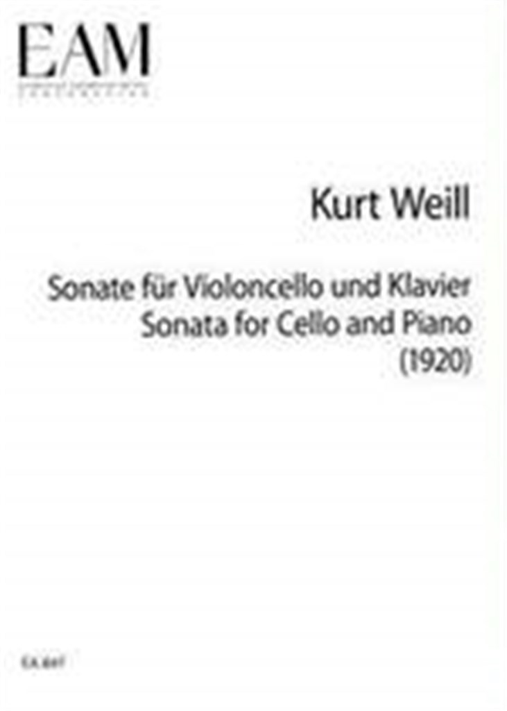 Sonata for Cello and Piano