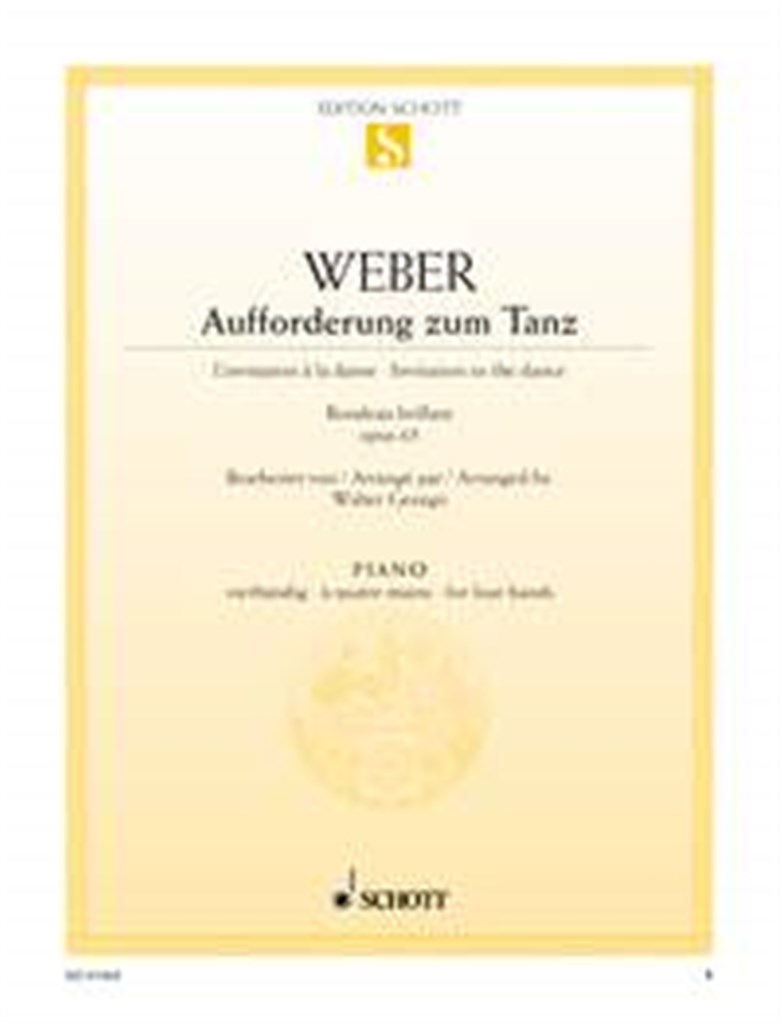 Aufforderung Zum Tanz Opus 65