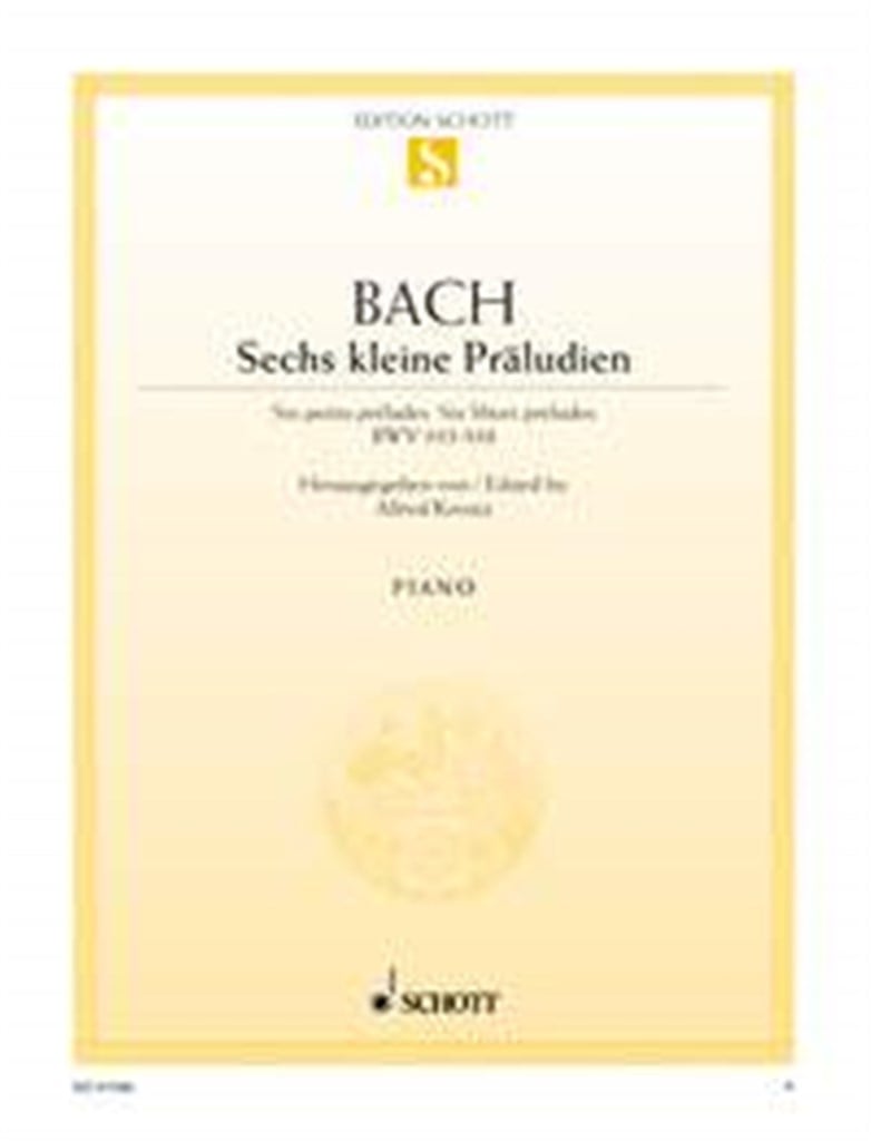 Kleine Preludien(6) Bwv933-938 P