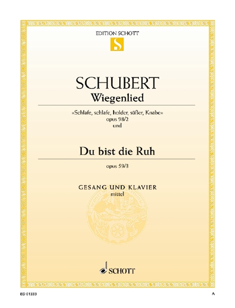 Du Bist Die Ruh Op.59/3