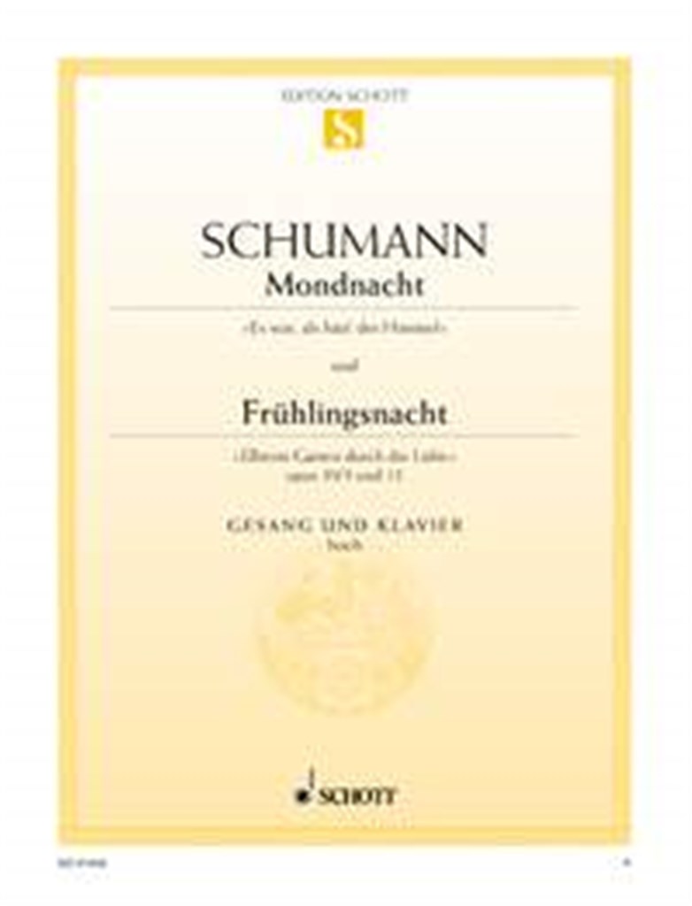Mondnacht-Frühlingsnacht op. 39/5 und 12