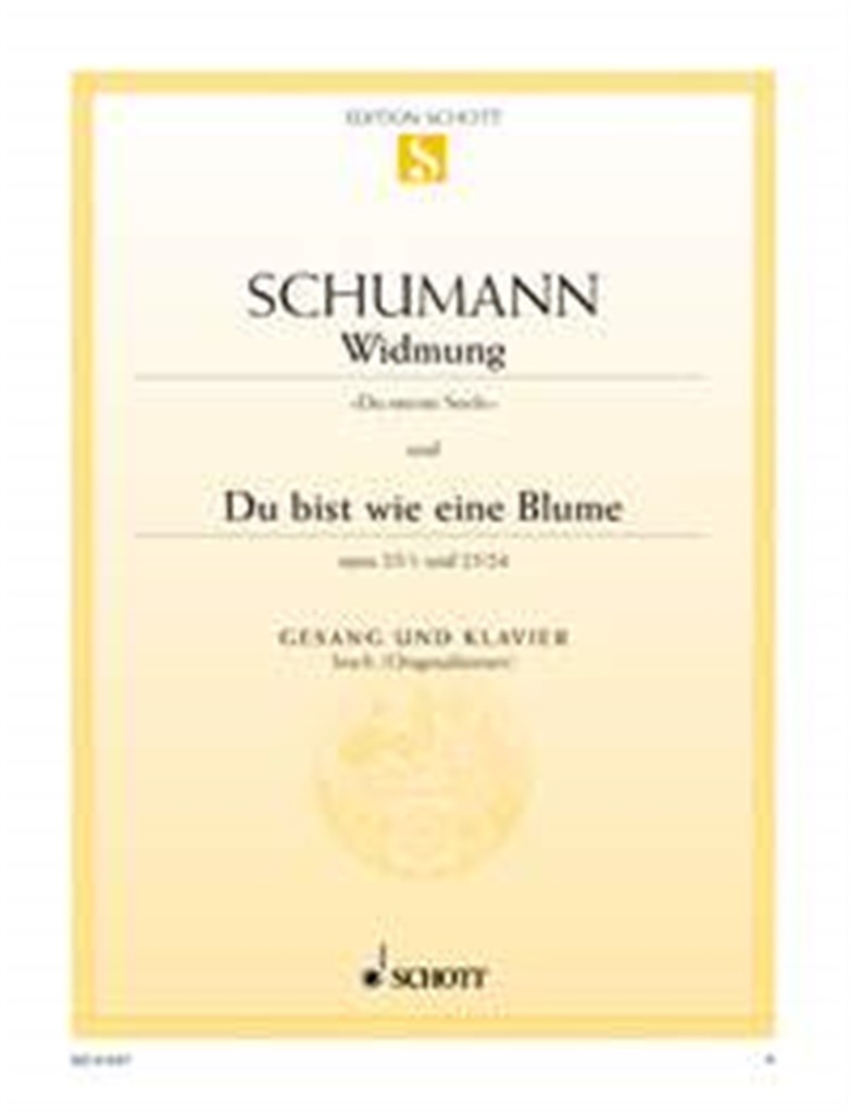 Widmung & Du Bist Wie Eine Blume