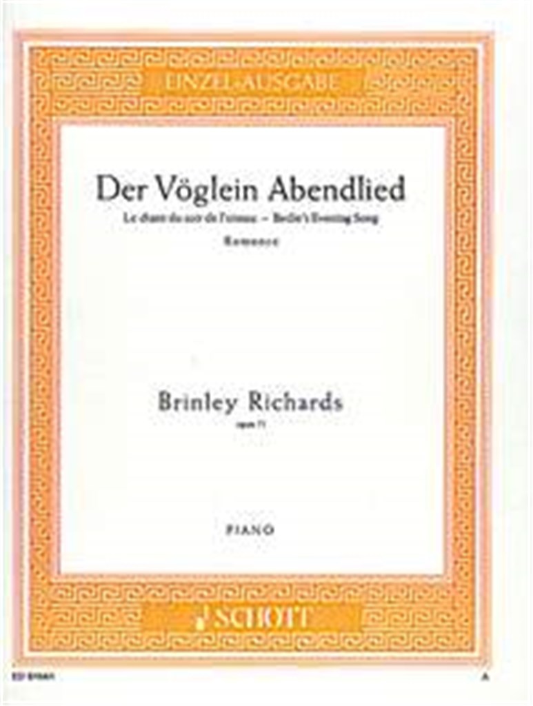Voglein Abendlied Opus 71