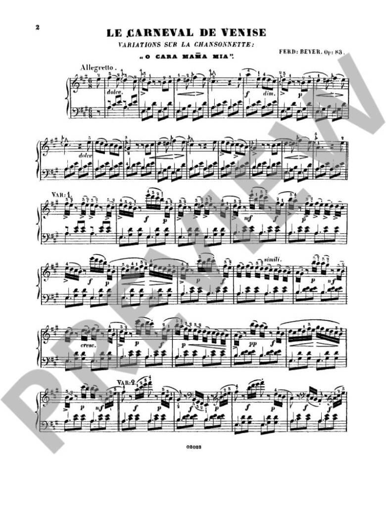 Karneval von Venedig op. 83