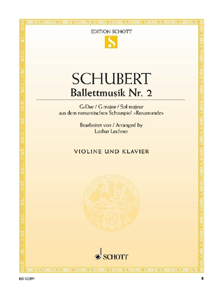 Ballettmusik Nr. 2 G-Dur op. 26